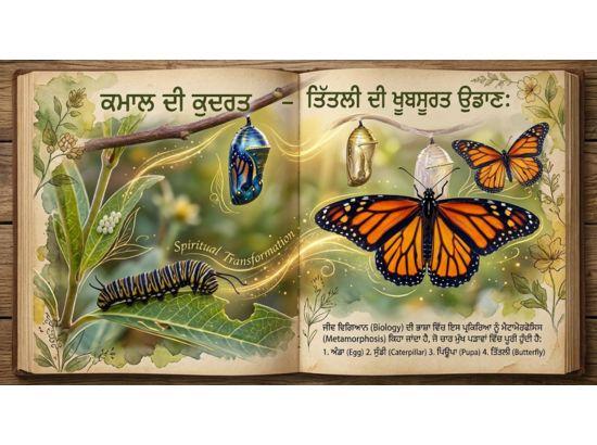 ਤਿੱਤਲੀ ਦੀ ਖੂਬਸੂਰਤ ਉਡਾਣ: ਜਨਮ ਤੋਂ ਪਰਵਾਜ਼ ਤੱਕ ਰੰਗਾਂ ਦੀ ਨਵੀਂ ਦੁਨੀਆ ਦਾ ਜਾਦੂਮਈ ਸਫ਼ਰ- ਹਰਜਿੰਦਰ ਸਿੰਘ ਬਸਿਆਲਾ-