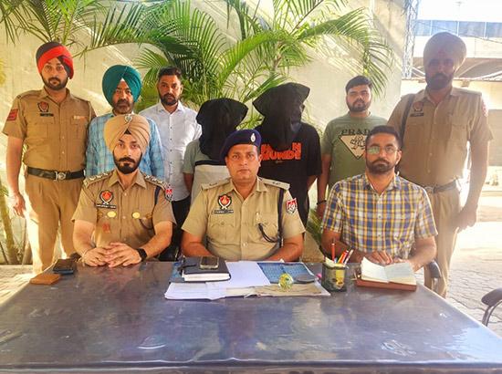 ਹੈਰੋਇਨ ਤੇ ਨਾਜਾਇਜ਼ ਅਸਲੇ ਸਮੇਤ 2 ਵਿਅਕਤੀ ਕਾਬੂ