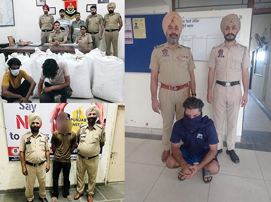 ਭੁੱਕੀ ਚੂਰਾ ਪੋਸਤ, ਨਸ਼ੀਲੀਆਂ ਗੋਲੀਆਂ ਅਤੇ ਨਜਾਇਜ਼ ਸ਼ਰਾਬ ਸਮੇਤ 4 ਗ੍ਰਿਫਤਾਰ 