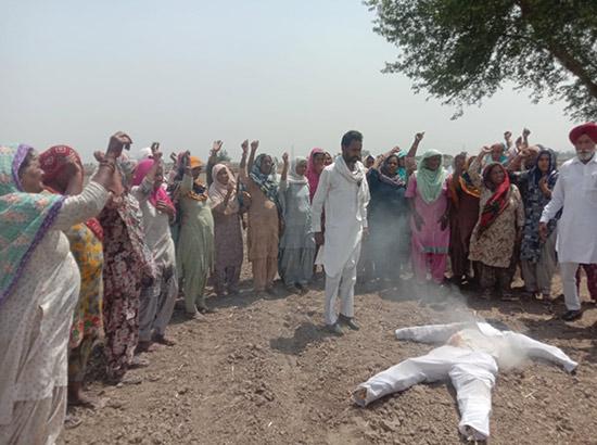 ਵਿਧਾਇਕ ਦੀਆਂ ਅਰਥੀਆਂ ਸਾੜਨ ਮੌਕੇ 22 ਮਈ ਨੂੰ ਫਰੀਦਕੋਟ ਧਰਨੇ ਵਿੱਚ ਪੁੱਜਣ ਦਾ ਸੱਦਾ