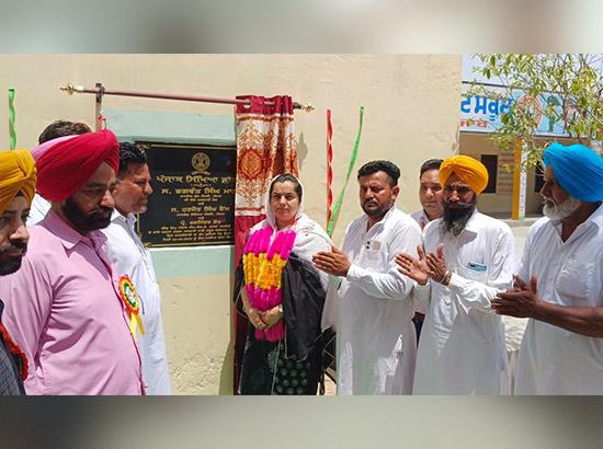 ਸਿੱਖਿਆ ਕ੍ਰਾਂਤੀ ਤਹਿਤ ਪ੍ਰੋਫੈਸਰ ਬਲਜਿੰਦਰ ਕੌਰ ਵੱਲੋਂ ਮੁਕੰਮਲ ਵਿਕਾਸ ਕਾਰਜਾਂ ਦੇ ਉਦਘਾਟਨ