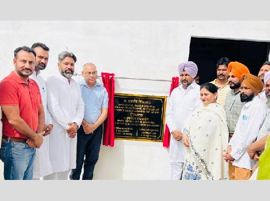 ਚੇਅਰਮੈਨ ਨੇ ਬੱਲਮਗੜ੍ਹ ਦੇ ਸਕੂਲ ਚ ਲਗਵਾਇਆ ਆਰ.ਓ. ਸਿਸਟਮ