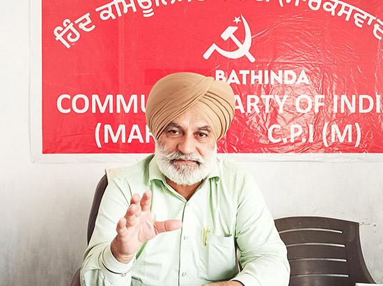 ਪੰਜਾਬ ਦੀ ਆਰਥਿਕ ਮੰਦੀ ਲਈ ਕੇਂਦਰ ਤੇ ਪੰਜਾਬ ਸਰਕਾਰ ਬਰਾਬਰ ਦੀਆਂ ਜ਼ਿੰਮੇਵਾਰ - ਕਾ: ਸੇਖੋਂ
