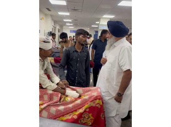 ਸੁਖਬੀਰ ਵੱਲੋਂ ਪਟਾਕਾ ਫੈਕਟਰੀ ਧਮਾਕੇ ਦੇ ਮ੍ਰਿਤਕਾਂ ਦੇ ਪਰਿਵਾਰਾਂ ਅਤੇ ਜ਼ਖਮੀਆਂ ਲਈ ਮੁਆਵਜੇ ਦੀ ਮੰਗ 