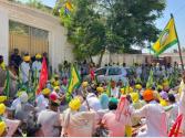 ਕਿਸਾਨ ਮੰਗਾਂ ਪ੍ਰਤੀ ਸਰਕਾਰ ਦੀ ਚੁੱਪ ਤੋੜਨ ਲਈ ਕਿਸਾਨਾਂ ਵੱਲੋਂ ਮੰਤਰੀਆਂ ਦੇ ਘਰਾਂ ਦਾ ਘਿਰਾਓ 