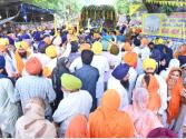 ਮੀਰੀ ਪੀਰੀ ਖਾਲਸਾ ਮਾਰਚ ਗੁਰਦੁਆਰਾ ਬੁਰਜ ਸਾਹਿਬ ਧਾਰੀਵਾਲ ਤੋਂ ਅਗਲੇ ਪੜਾਅ ਲਈ ਜੈਕਾਰਿਆਂ ਦੀ ਗੂੰਜ ’ਚ ਹੋਇਆ ਰਵਾਨਾ