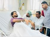 ਝੋਟਾ ਕਤਲ ਮਾਮਲਾ: MLA ਗੁਰਪ੍ਰੀਤ ਸਿੰਘ ਬਣਾਂਵਾਲੀ ਨੇ ਡੀਐਮਸੀ ਵਿਖੇ ਜੇਰੇ ਇਲਾਜ ਹੈਪੀ ਦਾ ਹੌਸਲਾ ਵਧਾਇਆ