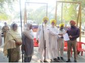 ਸੰਯੁਕਤ ਕਿਸਾਨ ਮੋਰਚੇ ਦੇ ਸੱਦੇ ਤਹਿਤ ‌SIR ਰੱਦ ਕਰਾਉਣ ਅਤੇ ਮੁੱਖ ਚੋਣ ਕਮਿਸ਼ਨਰ ਦੇ ਅਸਤੀਫੇ ਲਈ ਧਰਨਾ 