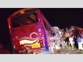 Accident News : ਬੱਸ-ਟਰੱਕ ਅਤੇ ਕਾਰ ਦੀ ਜ਼ੋਰਦਾਰ ਟੱਕਰ, 63 ਲੋਕਾਂ ਦੀ ਮੌਤ