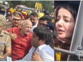 ਚੰਡੀਗੜ੍ਹ 'ਚ CEC ਵਿਰੁੱਧ AAP ਦਾ ਜ਼ਬਰਦਸਤ ਪ੍ਰਦਰਸ਼ਨ! ਮਨੀਸ਼ ਸਿਸੋਦੀਆ, ਹਰਪਾਲ ਚੀਮਾ ਅਤੇ ਸੋਨੀਆ ਮਾਨ ਸਮੇਤ ਕਈ ਆਗੂ ਲਏ ਹਿਰਾਸਤ 'ਚ (ਵੇਖੋ ਵੀਡੀਓ)