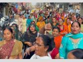 ਮਹੀਨਾਵਾਰ ਹਜ਼ਾਰ ਰੁਪਏ ਮਾਣ ਭੱਤਾ ਦੇਣ ‘ਤੇ ਬਠਿੰਡਾ ਵਿੱਚ ਹਜ਼ਾਰਾਂ ਔਰਤਾਂ ਨੇ ਕੱਢੀ ਜਾਗੋ