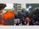 New York Car Blast: ਪ੍ਰਸਿੱਧ Charging Bull ਸਟੈਚੂ ਨੇੜੇ ਧਮਾਕੇ ਨਾਲ ਕਾਰ, ਲੋਕਾਂ 'ਚ ਮਚੀ ਭਾਜੜ