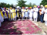 ਨਿਊ ਅੰਮ੍ਰਿਤਸਰ ਗੁਰਦੁਆਰਾ ਪਾਤਸ਼ਾਹੀ ਨੌਵੀਂ ਦਾ ਟੱਪ ਲਾ ਕੇ ਵੱਖ-ਵੱਖ ਸ਼ਖਸੀਅਤਾਂ ਵੱਲੋਂ ਸ਼ੁਭ ਆਰੰਭ   