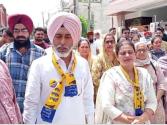 ਵਾਰਡ ਨੰਬਰ ਚਾਰ ਤੇ ਪੰਜ ਤੋ ਮਾਲਵਾ ਪਤੀ ਪਤਨੀ ਲਈ ਬੀਬੀ ਮਾਣੂੰਕੇ ਨੇ ਮੰਗੀਆਂ ਵੋਟਾਂ