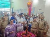 DC ਮਾਨਸਾ ਨਵਜੋਤ ਕੌਰ ਦੀ ਅਗਵਾਈ ਹੇਠ 'ਖੇਡਾਂ ਵਤਨ ਪੰਜਾਬ ਦੀਆਂ' ਸੀਜ਼ਨ-4 ਦੀ ਮਸ਼ਾਲ ਦਾ ਸਵਾਗਤ