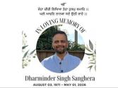 Sad News : ਨਹੀਂ ਰਹੇ ਫਰਿਜ਼ਨੋ ਨਿਵਾਸੀ ਸਾਬਕਾ ਖਿਡਾਰੀ ਧਰਮਿੰਦਰ ਸਿੰਘ ਸੰਘੇੜਾ